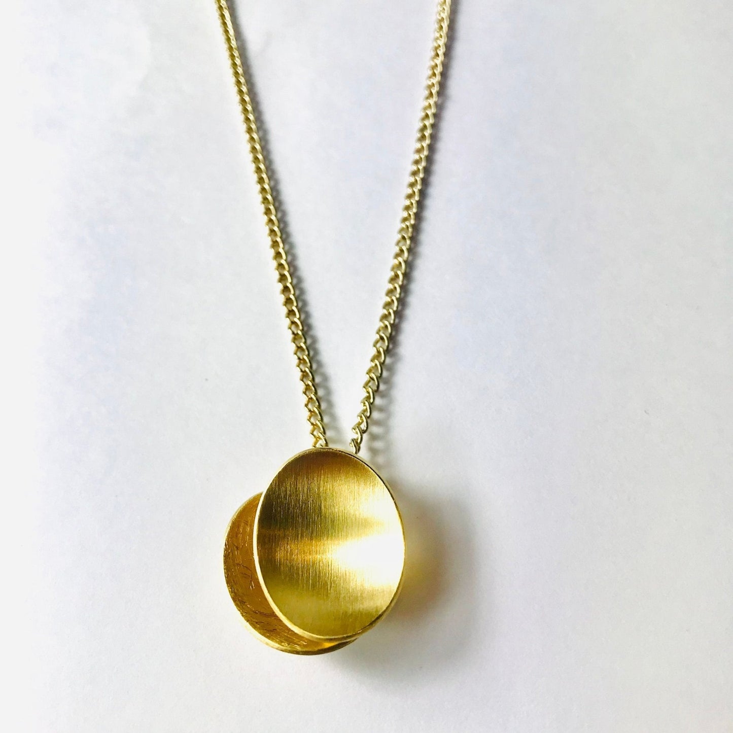 Gold Plated Pendant | Contemporary Designer Jewellery