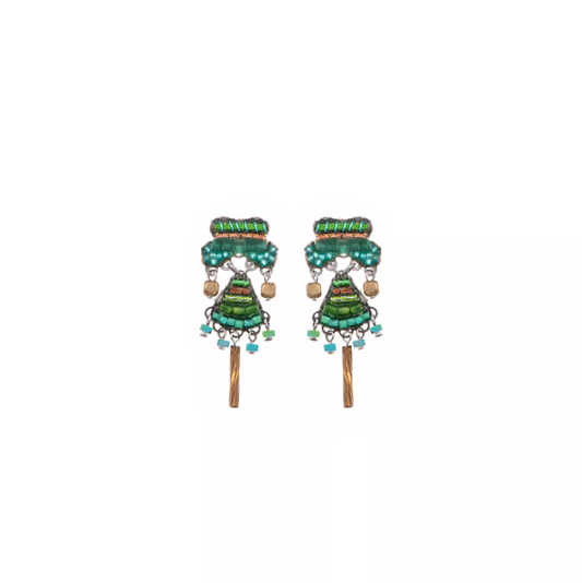 Grassland Beaded Earrings | Contemporary Designer Jewellery