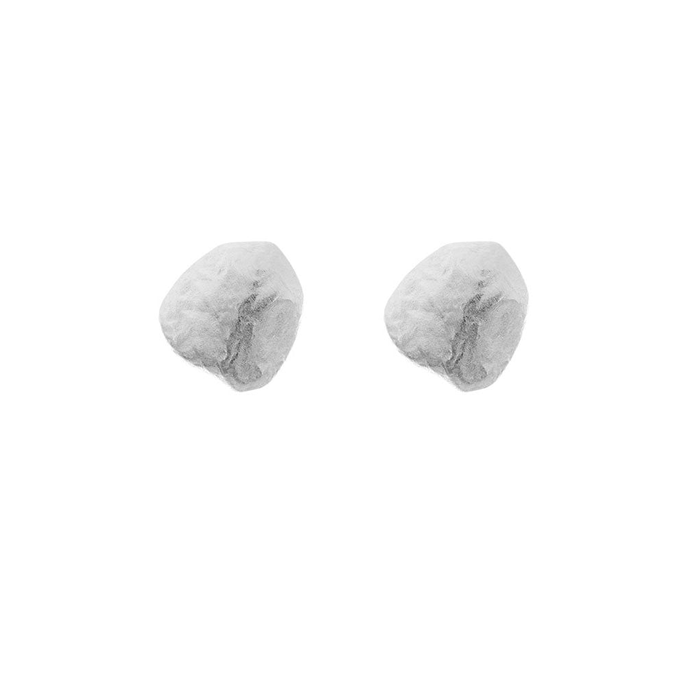 Hammered Pebble Earrings | Contemporary Designer Jewellery