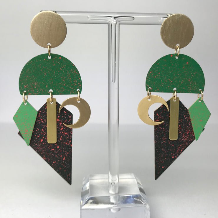 Masca Carnival Earrings | Contemporary Designer Jewellery