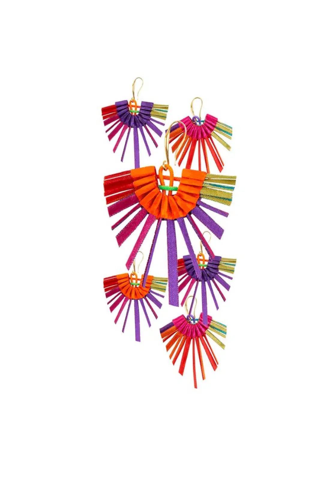 Multicolour Kite Earrings | Contemporary Designer Jewellery