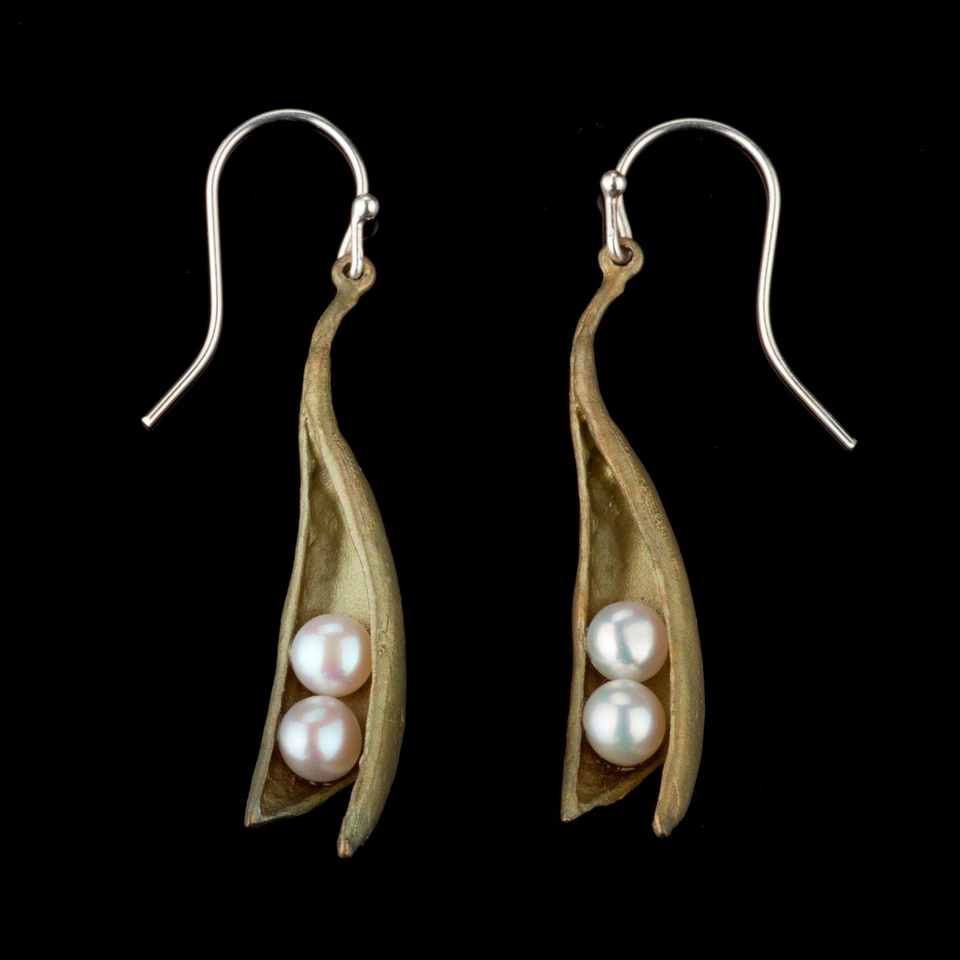 Pea Pod Earrings | Contemporary Designer Jewellery