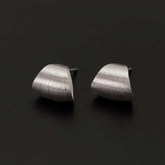 Silver Curl Studs | Contemporary Designer Jewellery