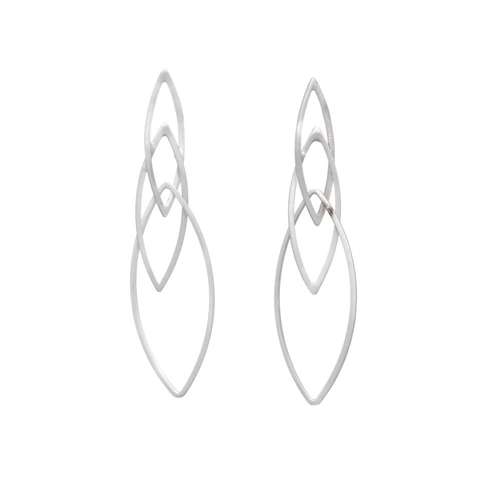 Silver Flowing Drops | Contemporary Designer Jewellery