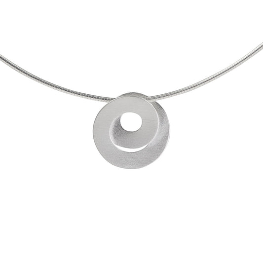 Silver Twist Pendant | Contemporary Designer Jewellery